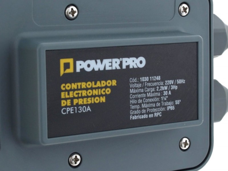 Controlador Electrónico para Electrobombas CPE130A 3HP